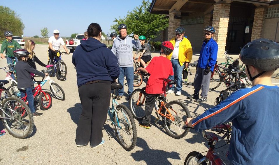 Mayor's Bike Ride Winterset Iowa